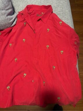 Bamboo Cay Button Down Mens Shirt XL